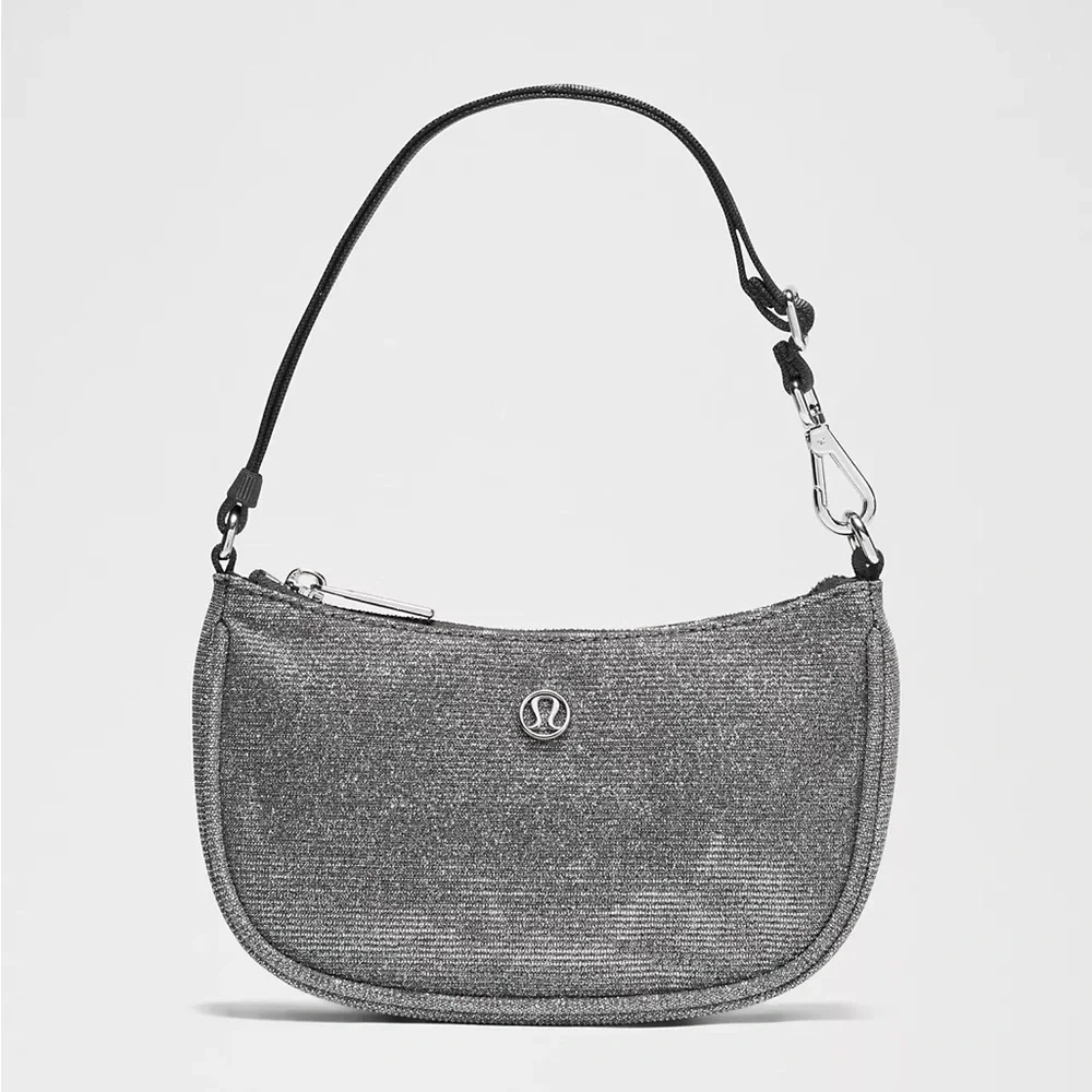lululemon City Essentials Mini Shoulder Bag 1L Glitter - silver/gray - Picture 2 of 16